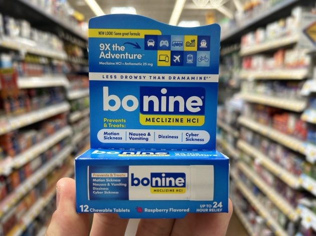 Bonine Motion Sickness and Nausea Relief Travel Pack